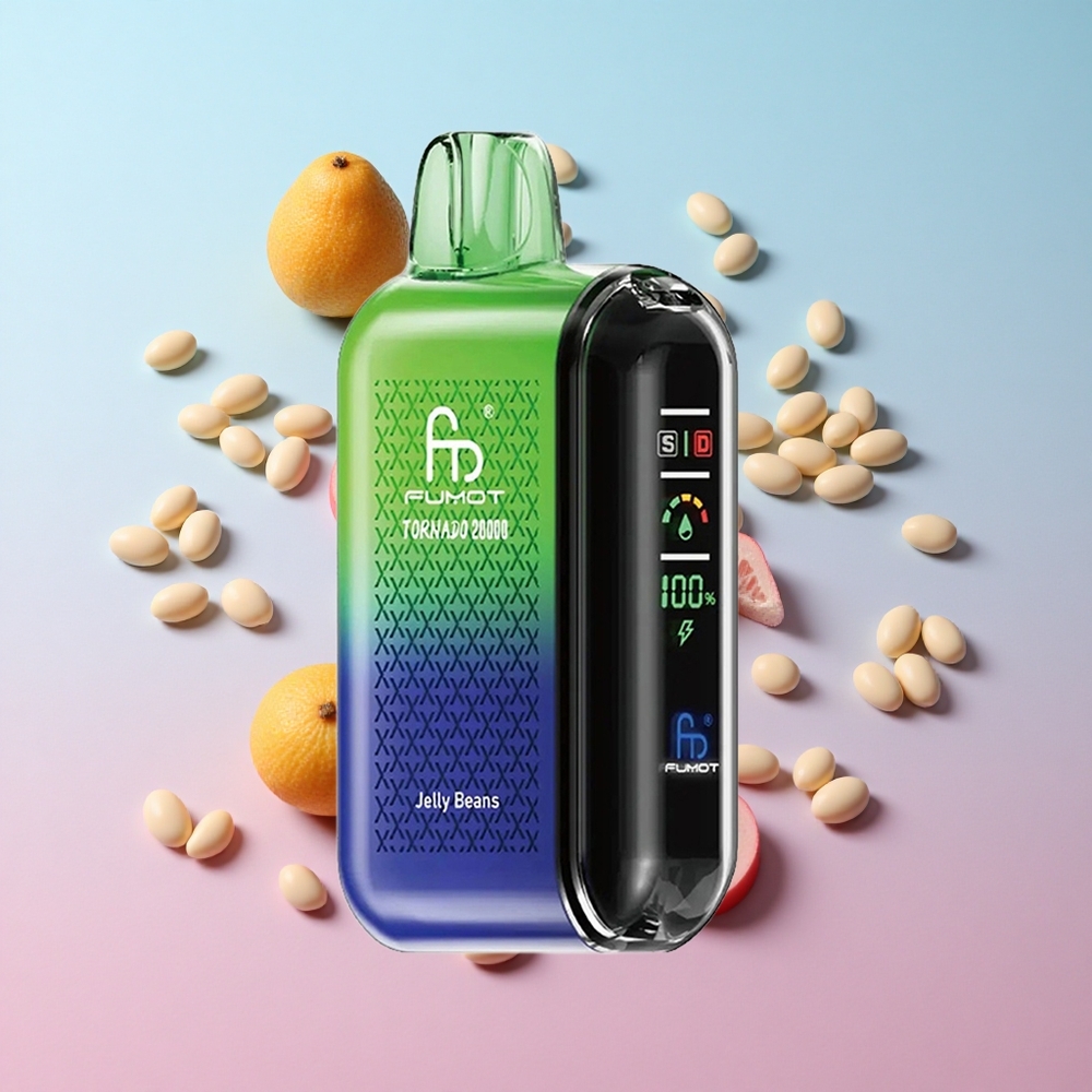 Fumot Tornado 20000 Puffs Jelly Beans (Žele bombonice) Dual Mesh Coil Croatia Vape Wholesale