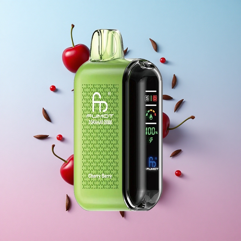 Fumot Tornado 20000 Puffs Trešnja-Bobica Dual Mesh Coil Croatia Vape Wholesale