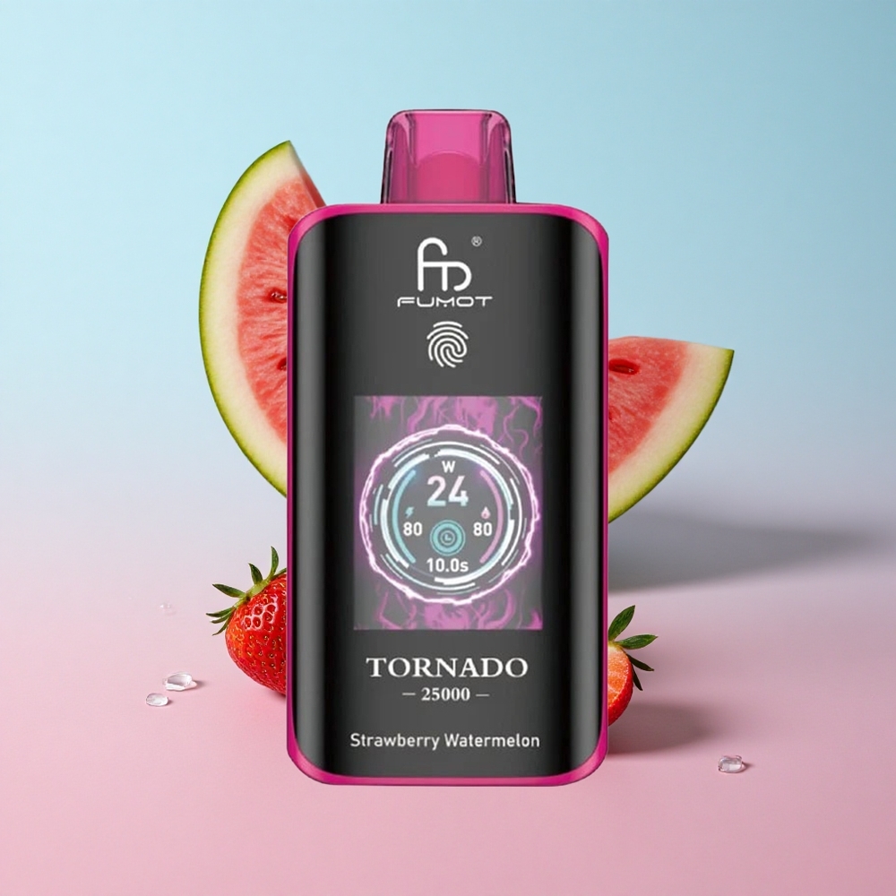 Fumot Tornado 25000 Puffs Jagoda Lubenica 700mAh Battery Croatia Vape Wholesale