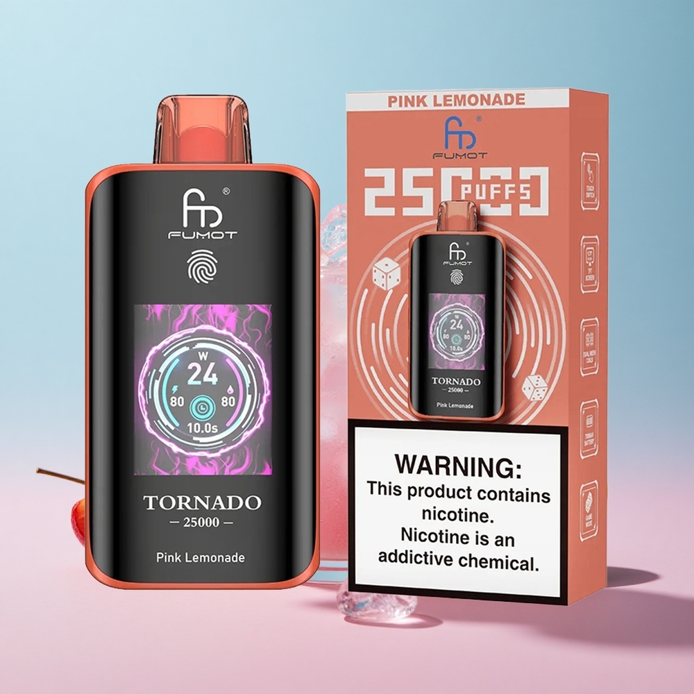 Fumot Tornado 25000 Puffs Rođendanska Limunada 20ml Pre-filled E-liquid Croatia Vape Wholesale