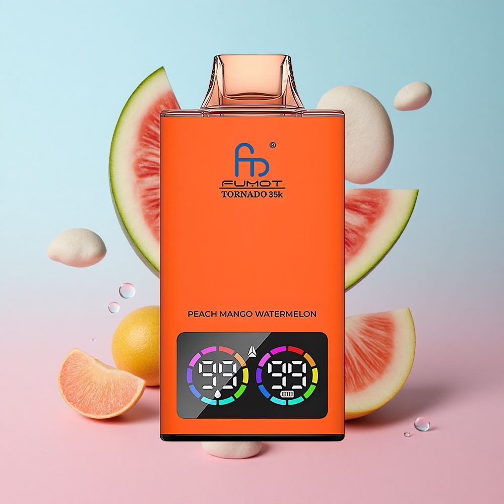 Fumot Tornado 35000 Breskva Mango Lubenica Dual Mesh Coil Croatia Vape Wholesale