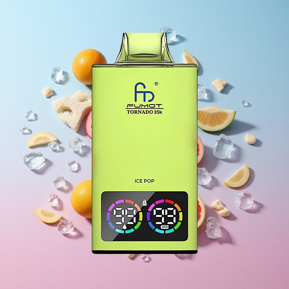 Fumot Tornado 35K 35000 Puffs Ledeni Sladoled Dual Mesh Coil Croatia Vape Wholesale