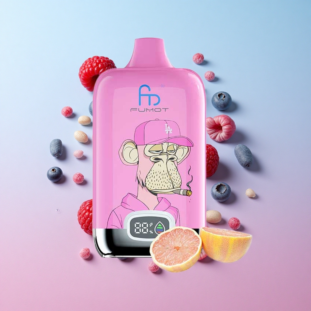 Fumot Tornado Digital Box 12000 Puffs Borovnica Malina 20ml Tekućina MTL Croatia Vape Wholesale
