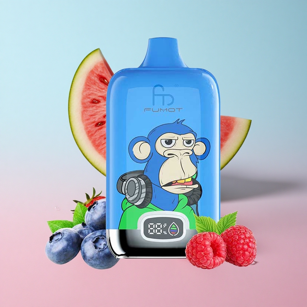 Fumot Tornado Digital Box 12000 Puffs Jagoda Lubenica 20ml e-tekućina MTL Croatia Vape Wholesale