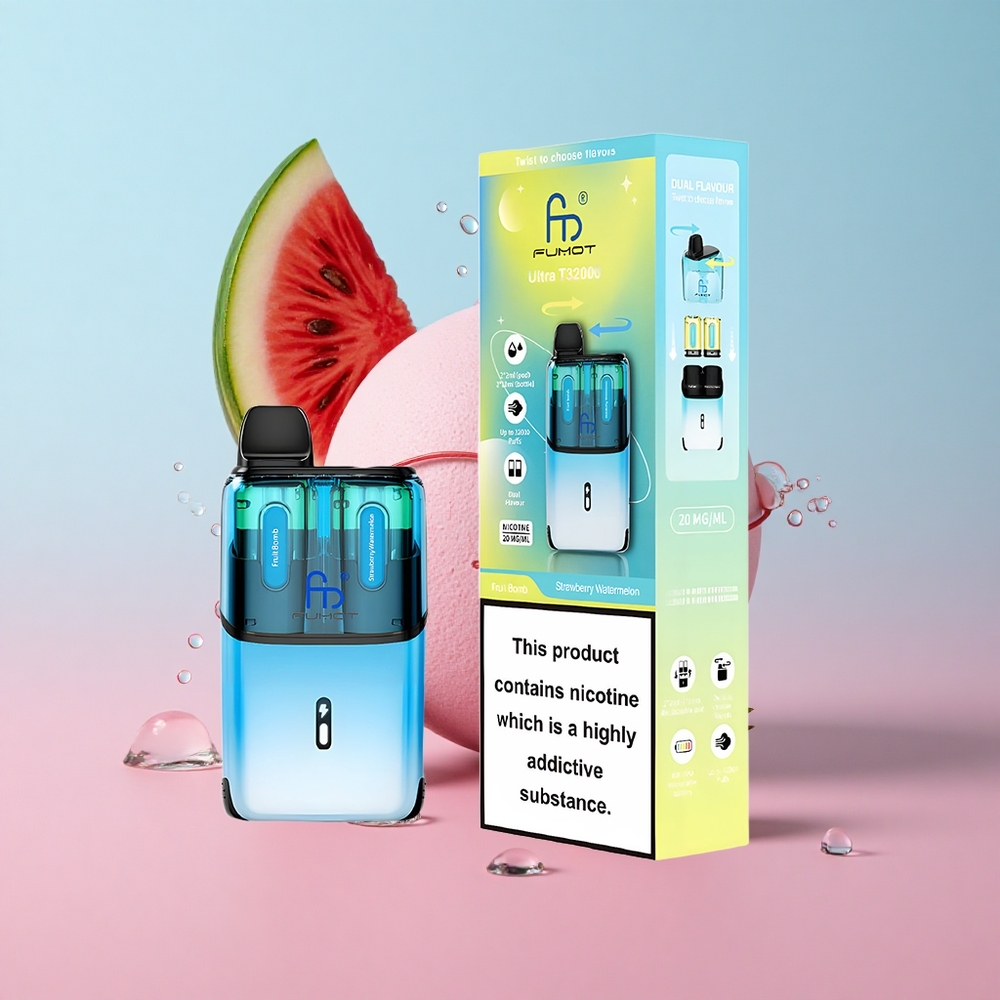 Fumot Ultra T32000 Jednokratna Vape 32000 Puffs Voćna Bomba Jagoda Lubenica Croatia Vape Wholesale