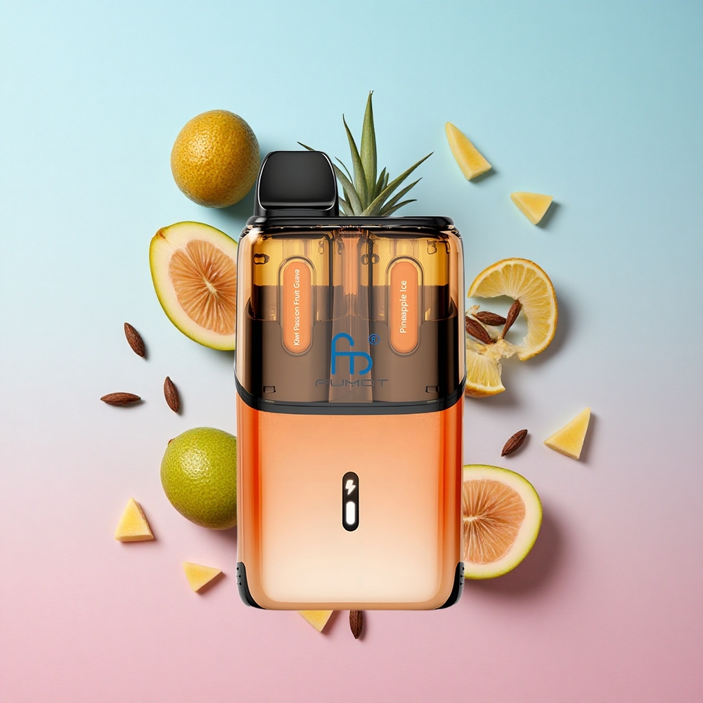 Fumot Ultra T32000 Jednokratna Vape 32000 čađi Kiwi Pasiflora Guava Ananas Led Croatia Vape Wholesale