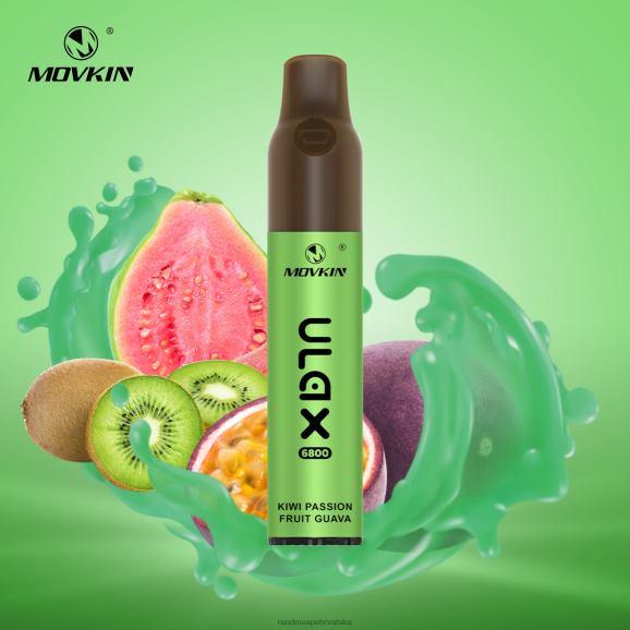 RandM Vape Buy Online - RandM Movkin Ulax 6800 (keramička zavojnica) jednokratni punjivi vape pod uređaj N6ZTB71 kivi marakuja guava