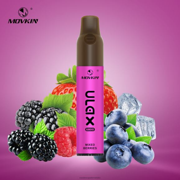 RandM Vape Hrvatska - RandM Movkin Ulax 6800 (keramička zavojnica) jednokratni punjivi vape pod uređaj N6ZTB64 miješano bobičasto voće
