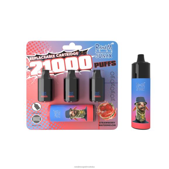 RandM Disposable Vape - RandM Sunax 21000 zamjenjivi vape uređaj za kontrolu protoka zraka 1 kom N6ZTB270 miješano bobičasto voće