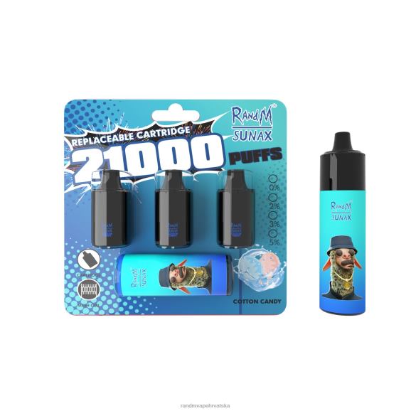 RandM Disposable Vape - RandM Sunax 21000 zamjenjivi vape uređaj za kontrolu protoka zraka 1 kom N6ZTB270 miješano bobičasto voće
