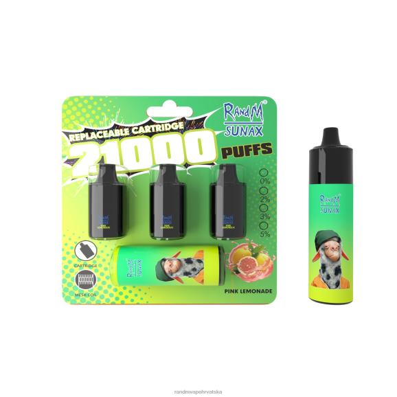 RandM Disposable Vape - RandM Sunax 21000 zamjenjivi vape uređaj za kontrolu protoka zraka 1 kom N6ZTB270 miješano bobičasto voće