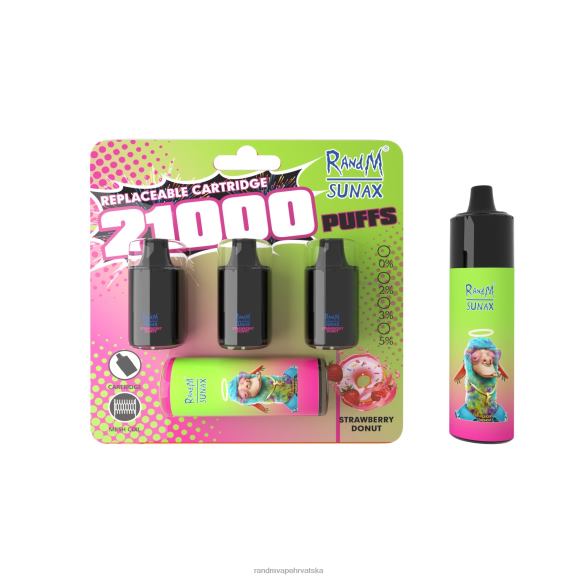 RandM Disposable Vape - RandM Sunax 21000 zamjenjivi vape uređaj za kontrolu protoka zraka 1 kom N6ZTB270 miješano bobičasto voće