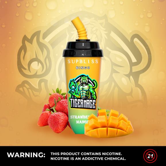 RandM Disposable Vape - RandM Supbliss Bingo 8000 vape pod uređaj 1 kom N6ZTB261 sakura grožđe