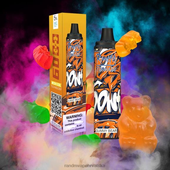 RandM Disposable Vape - RandM Tornado 6000 Vape Pod uređaj za kontrolu protoka zraka 1 kom N6ZTB288 mlijeko od banane