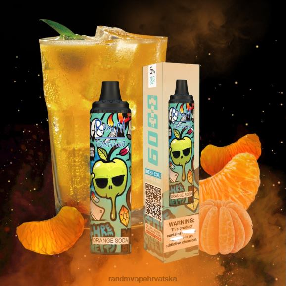 RandM Disposable Vape - RandM Tornado 6000 Vape Pod uređaj za kontrolu protoka zraka 1 kom N6ZTB288 mlijeko od banane