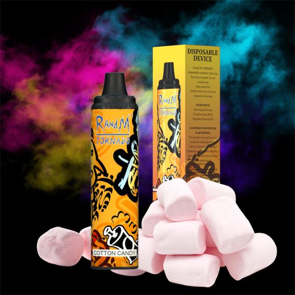 RandM Disposable Vape - RandM Tornado 6000 Vape Pod uređaj za kontrolu protoka zraka 1 kom N6ZTB288 mlijeko od banane