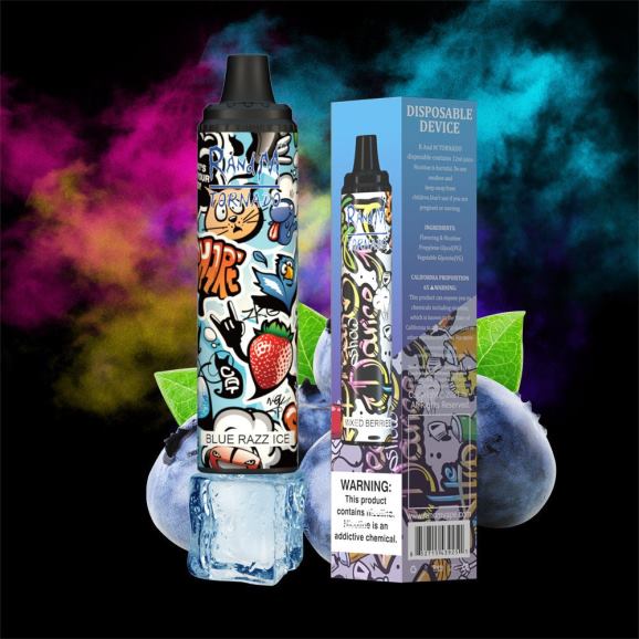 RandM Disposable Vape - RandM Tornado 6000 Vape Pod uređaj za kontrolu protoka zraka 1 kom N6ZTB288 mlijeko od banane