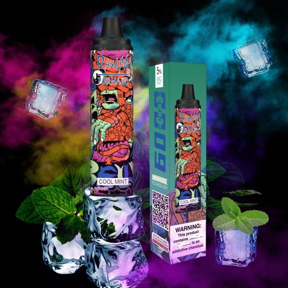 RandM Disposable Vape - RandM Tornado 6000 Vape Pod uređaj za kontrolu protoka zraka 1 kom N6ZTB288 mlijeko od banane