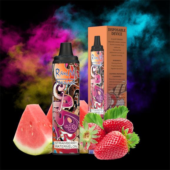RandM Disposable Vape - RandM Tornado 6000 Vape Pod uređaj za kontrolu protoka zraka 1 kom N6ZTB288 mlijeko od banane