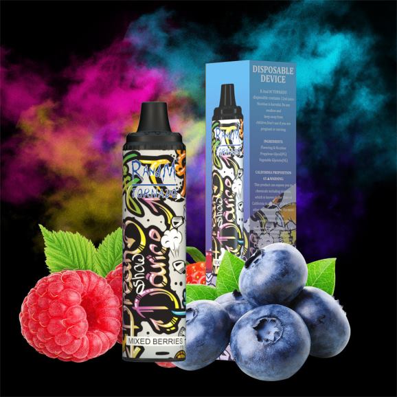 RandM Disposable Vape - RandM Tornado 6000 Vape Pod uređaj za kontrolu protoka zraka 1 kom N6ZTB288 mlijeko od banane