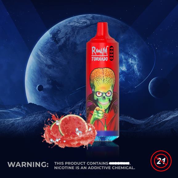 RandM Vape Zagreb - RandM Tornado 9000 vape pod uređaj 1 kom verzija 2 N6ZTB147 lubenica brazz ice