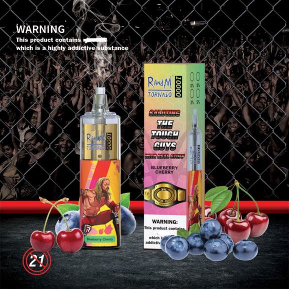 RandM Vape Sale - RandM Tornado 10000 Vape uređaj za kontrolu protoka zraka 1 kom N6ZTB103 borovnica trešnja