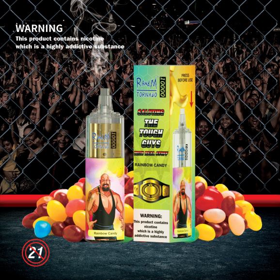 RandM Vape Zagreb - RandM Tornado 10000 Vape uređaj za kontrolu protoka zraka 1 kom N6ZTB102 malina jagoda