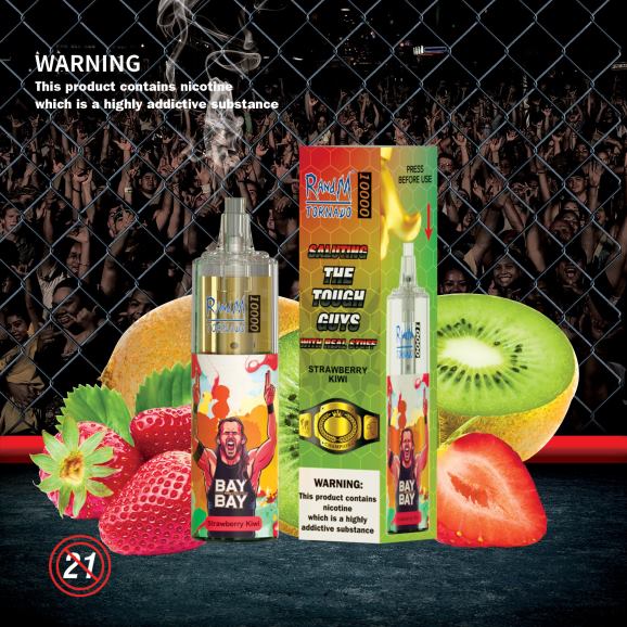 RandM Vape Zagreb - RandM Tornado 10000 Vape uređaj za kontrolu protoka zraka 1 kom N6ZTB102 malina jagoda