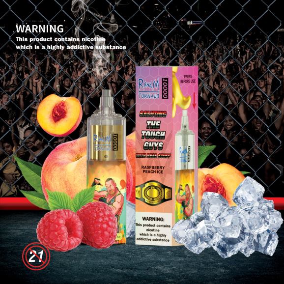 RandM Vape Zagreb - RandM Tornado 10000 Vape uređaj za kontrolu protoka zraka 1 kom N6ZTB102 malina jagoda