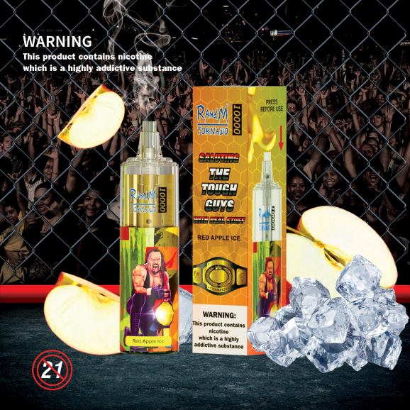 RandM Vape Zagreb - RandM Tornado 10000 Vape uređaj za kontrolu protoka zraka 1 kom N6ZTB102 malina jagoda