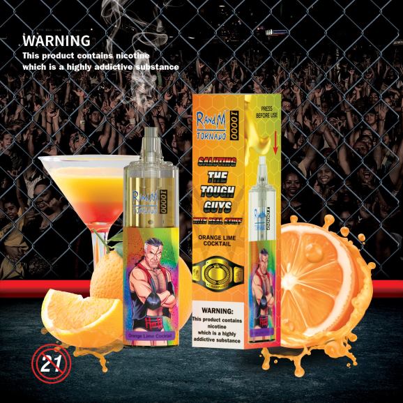 RandM Vape Zagreb - RandM Tornado 10000 Vape uređaj za kontrolu protoka zraka 1 kom N6ZTB102 malina jagoda