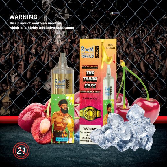 RandM Vape Zagreb - RandM Tornado 10000 Vape uređaj za kontrolu protoka zraka 1 kom N6ZTB102 malina jagoda