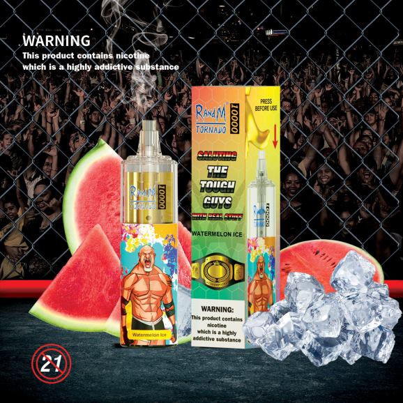 RandM Vape Zagreb - RandM Tornado 10000 Vape uređaj za kontrolu protoka zraka 1 kom N6ZTB102 malina jagoda