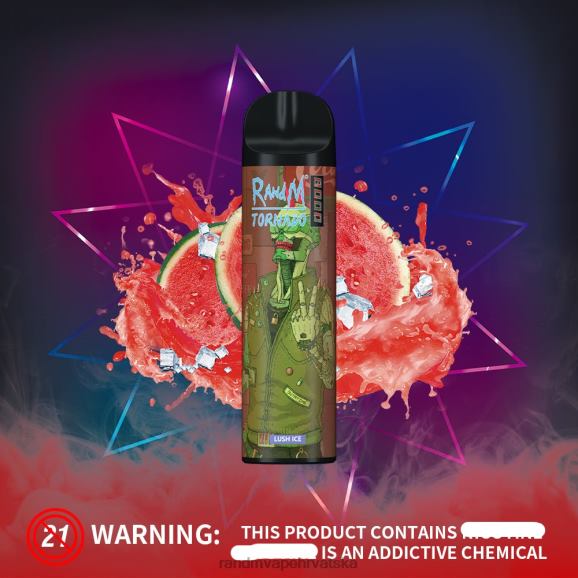 RandM Tornado Croatia - RandM Tornado Vape uređaj za kontrolu protoka zraka 8000 1 kom N6ZTB236 bujni led