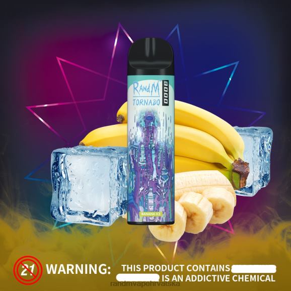 RandM Vape Sale - RandM Tornado Vape uređaj za kontrolu protoka zraka 8000 1 kom N6ZTB247 led od banane