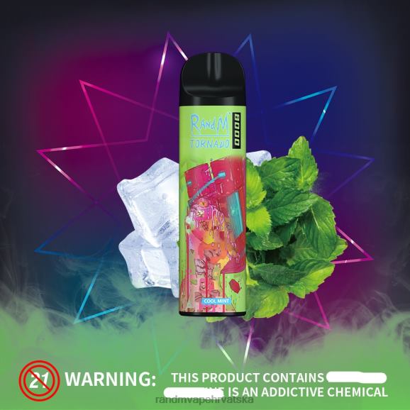 RandM Vape Shop - RandM Tornado Vape uređaj za kontrolu protoka zraka 8000 1 kom N6ZTB249 hladna menta