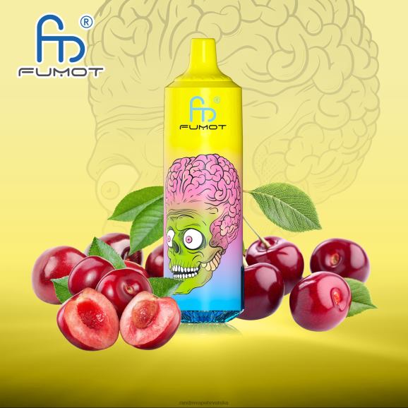 RandM Vape Online - Fumot RandM Tornado 9000 pro vape uređaj s baterijom i ejuice zaslonom verzija 1 N6ZTB187 trešnja