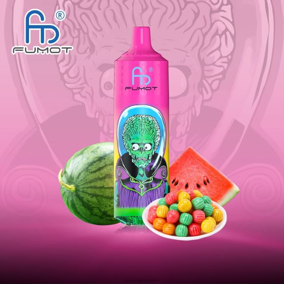 RandM Vape Sale - Fumot RandM Tornado 9000 pro vape uređaj s baterijom i ejuice zaslonom verzija 1 N6ZTB202 lubenica bubblegum
