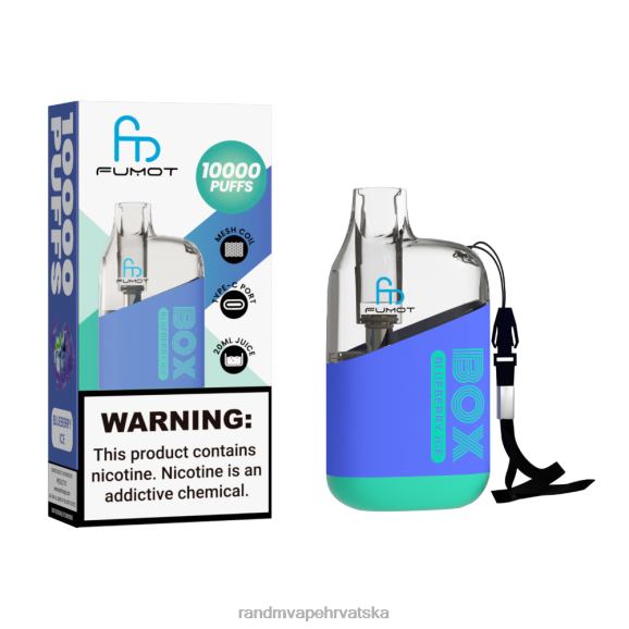RandM Disposable Vape - Fumot Original RandM Tornado Box 10000 Vape uređaj za kontrolu protoka zraka 1 kom N6ZTB99 crni led