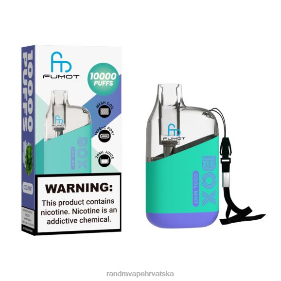RandM Disposable Vape - Fumot Original RandM Tornado Box 10000 Vape uređaj za kontrolu protoka zraka 1 kom N6ZTB99 crni led