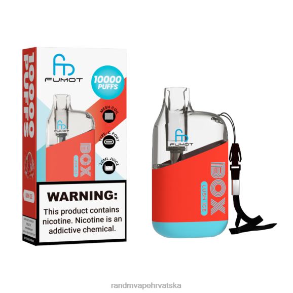 RandM Disposable Vape - Fumot Original RandM Tornado Box 10000 Vape uređaj za kontrolu protoka zraka 1 kom N6ZTB99 crni led